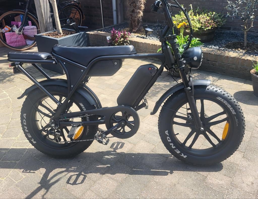 Fatbike Ouxi V8 max 4, Zo goed als nieuw, 51 tot 55 cm, 50 km per accu of meer, Ophalen