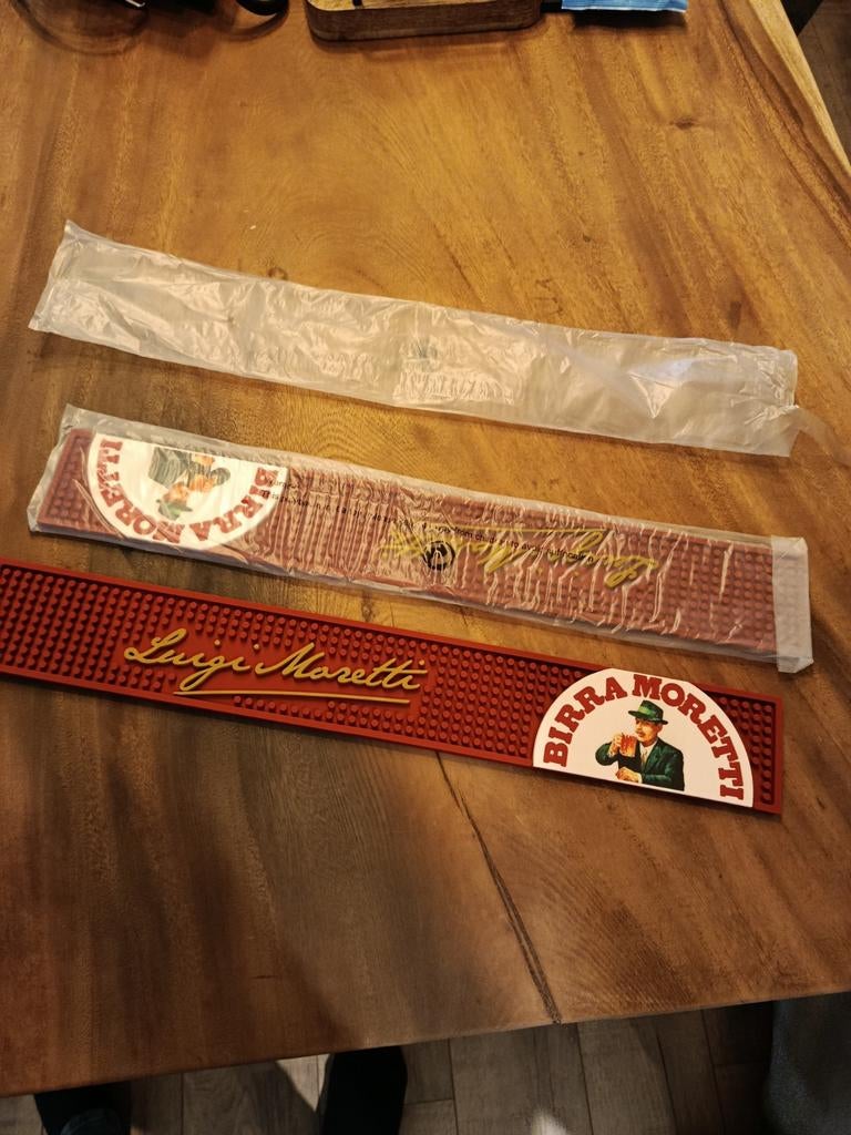 Birra Moretti barmat, Ophalen of Verzenden, Reclamebord