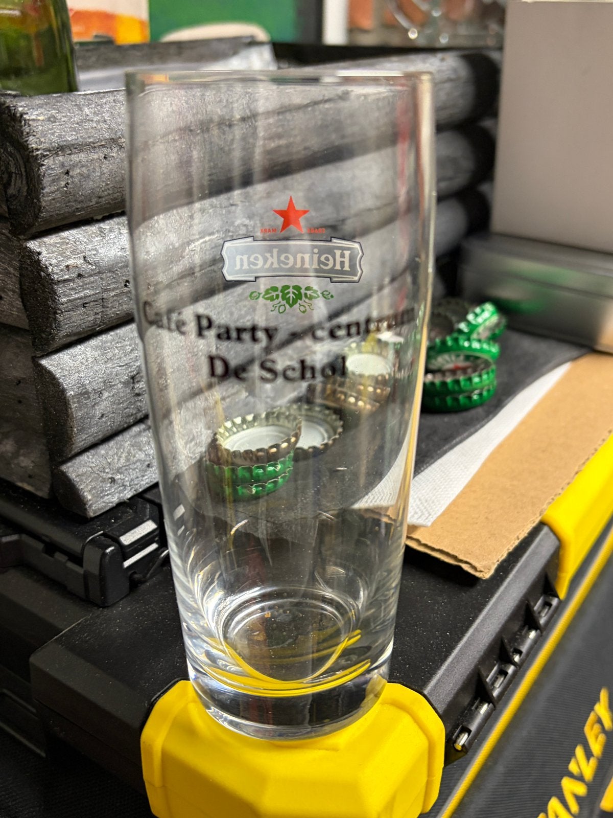 Fluitje van Heineken dubbelduk, Verzamelen, Glas en Borrelglaasjes, Ophalen of Verzenden