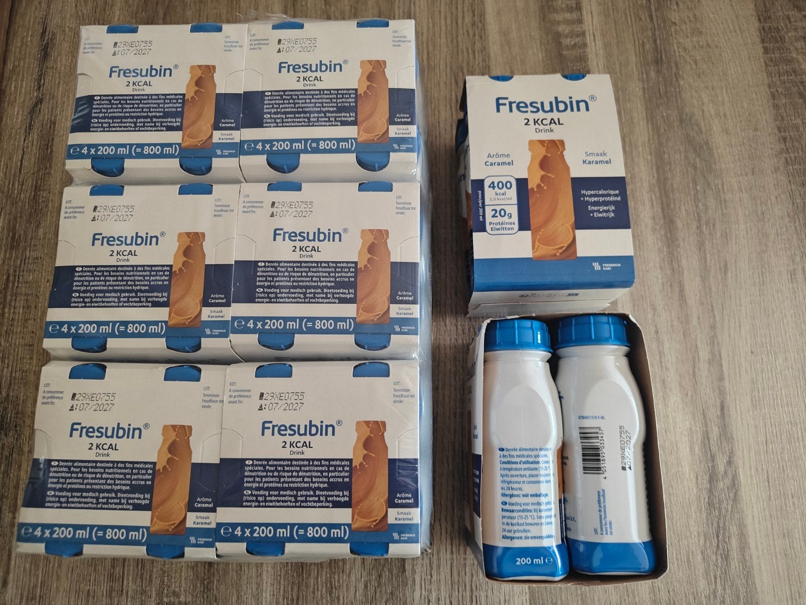 Fresubin Drinkvoeding Smaak Karamel 32x200ML, Diversen, Levensmiddelen, Ophalen of Verzenden