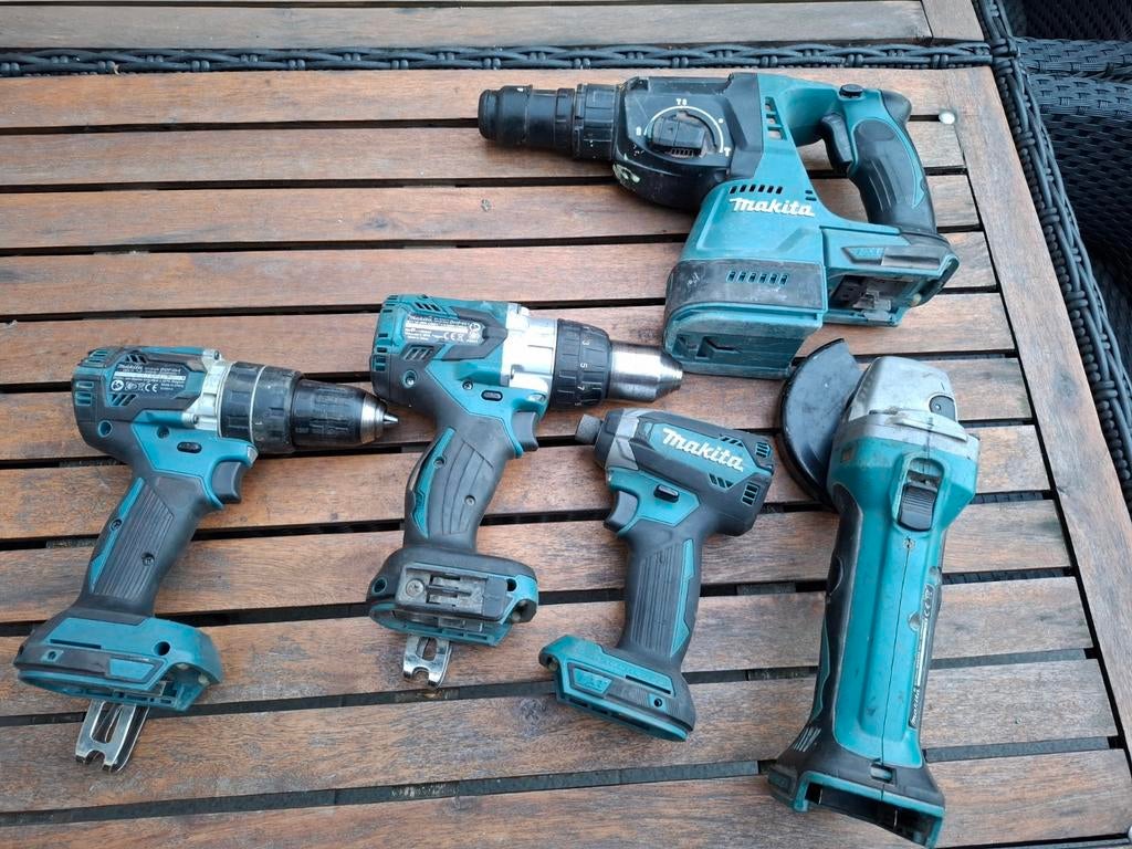 Makita 18v, Ophalen