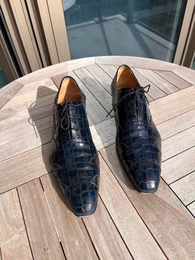 Unieke handgemaakte Spaanse schoenen, Ophalen of Verzenden, Zo goed als nieuw, Veterschoenen, MiSter