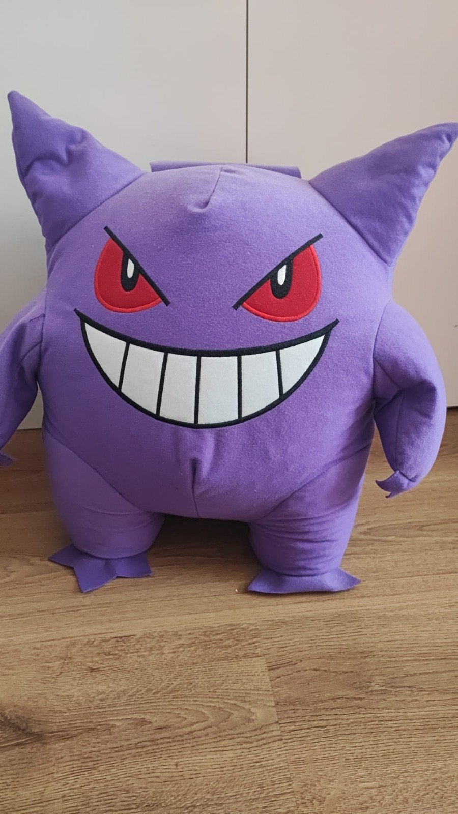 Gengar Pokémon Knuffel - Zo goed als nieuw / 45 CM, Paars, Overige typen, Ophalen of Verzenden, Zo goed als nieuw