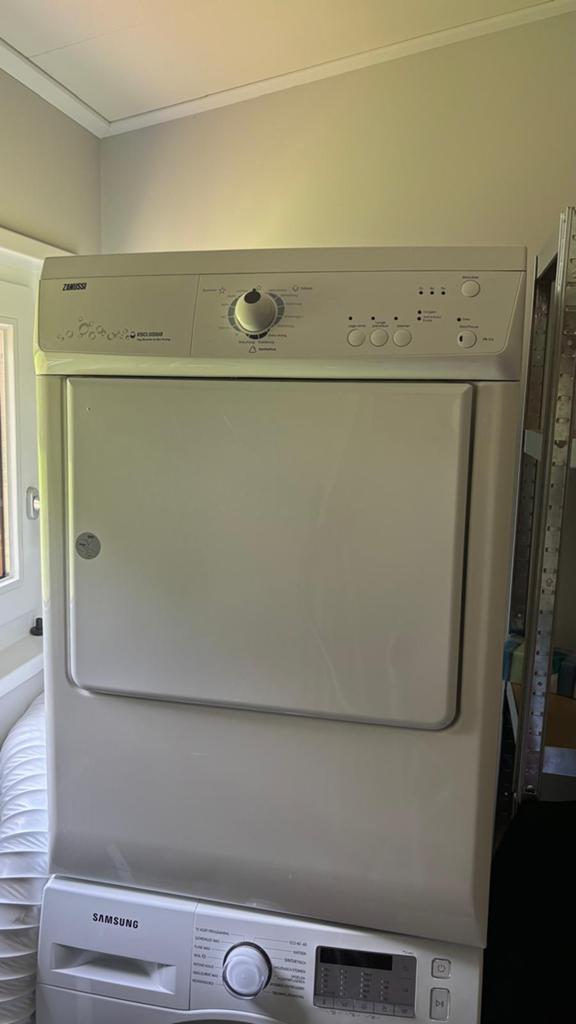 Zanussi droger 7kg, Witgoed en Apparatuur, Ophalen, 6 tot 8 kg, Gebruikt, Luchtafvoer