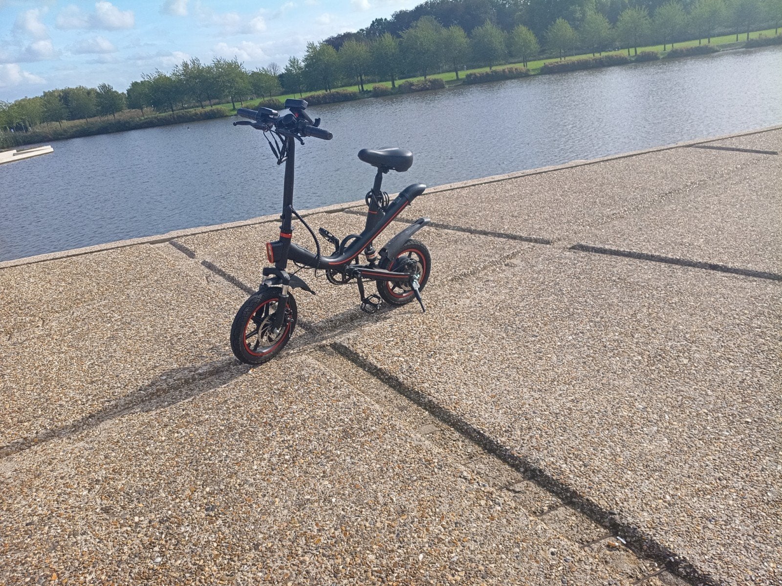 Ouxi V1 Vouwfiets met Nieuwe Accu + slot, Fietsen en Brommers, Gebruikt, Schijfrem, Ophalen, Overige merken
