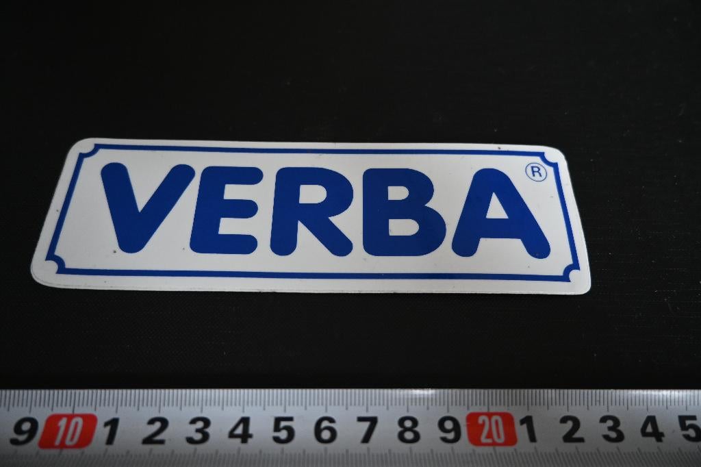 sticker VERBA, Ophalen, Zo goed als nieuw