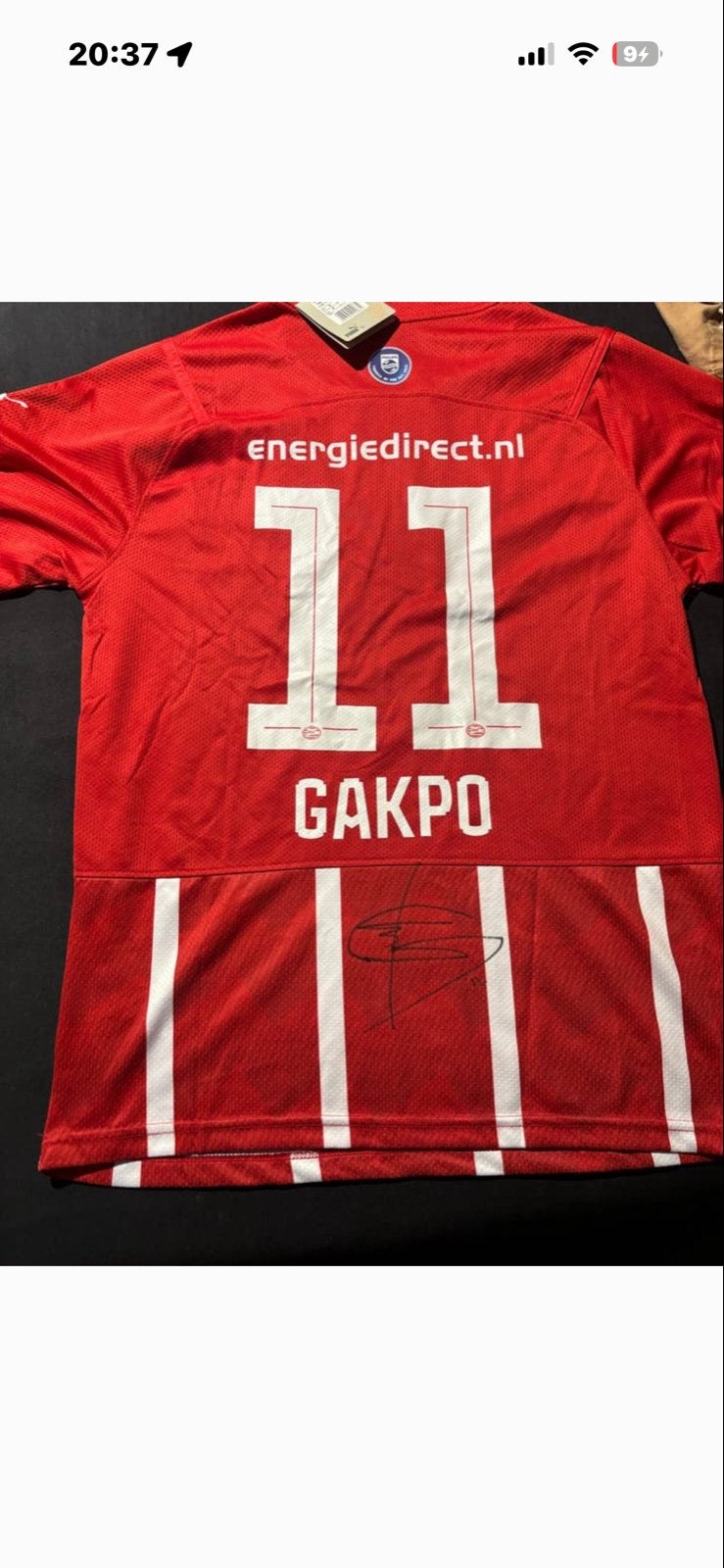 Cody Gakpo Gesigneerd Voetbalshirt (Replica) - V.a. € 150, Verzenden, Nieuw, Shirt