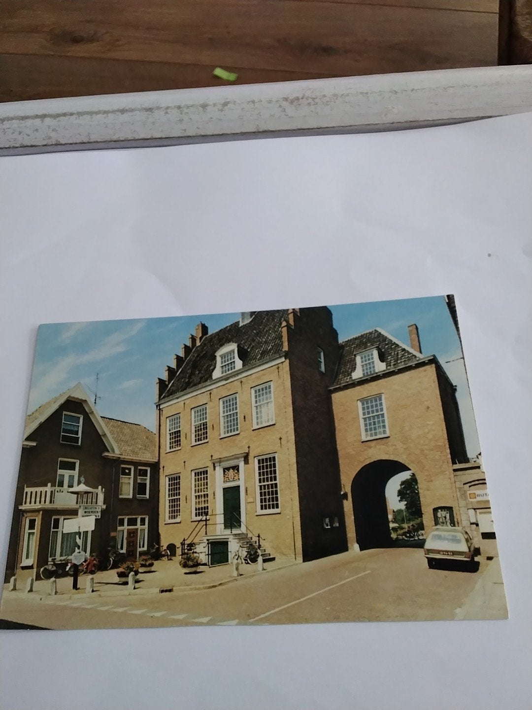 Oude ansichtkaart Montfoort, Stadhuis - Gelopen, Ophalen of Verzenden