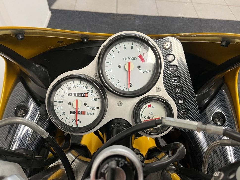⭐️⭐Prachtige Triumph DAYTONA T595 (bj 1997)⭐️⭐, Motorrijbewijs A, Bedrijf, Super Sport, Meer dan 35 kW