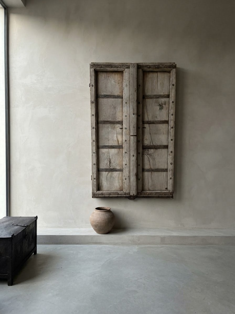 Oude Luiken Set uit India - 77.5x127 cm, Ophalen of Verzenden