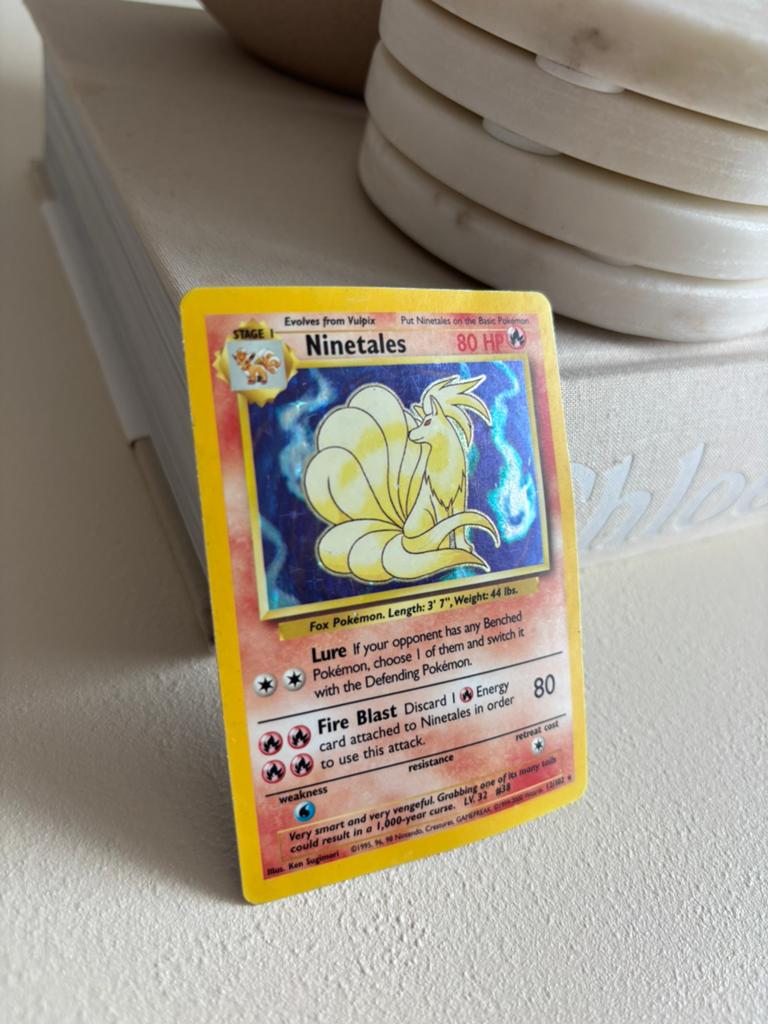 Ninetales Holo, Ophalen of Verzenden, Gebruikt, Losse kaart