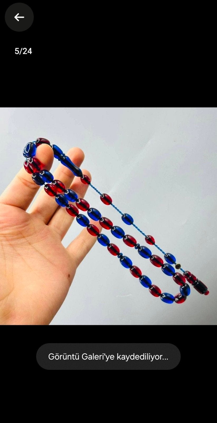SİSTEMLİ ATEŞ KEHRIBAR TESBİHLER USTA IMZALI TÜM RENKLER, Ophalen of Verzenden, Nieuw