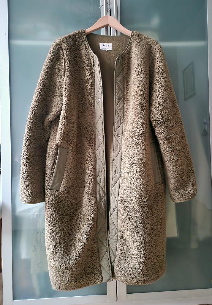 Teddy jas khaki als nieuw maat L = maat XL, Verzenden, Maat 42/44 (L), Zo goed als nieuw, Miss Etam