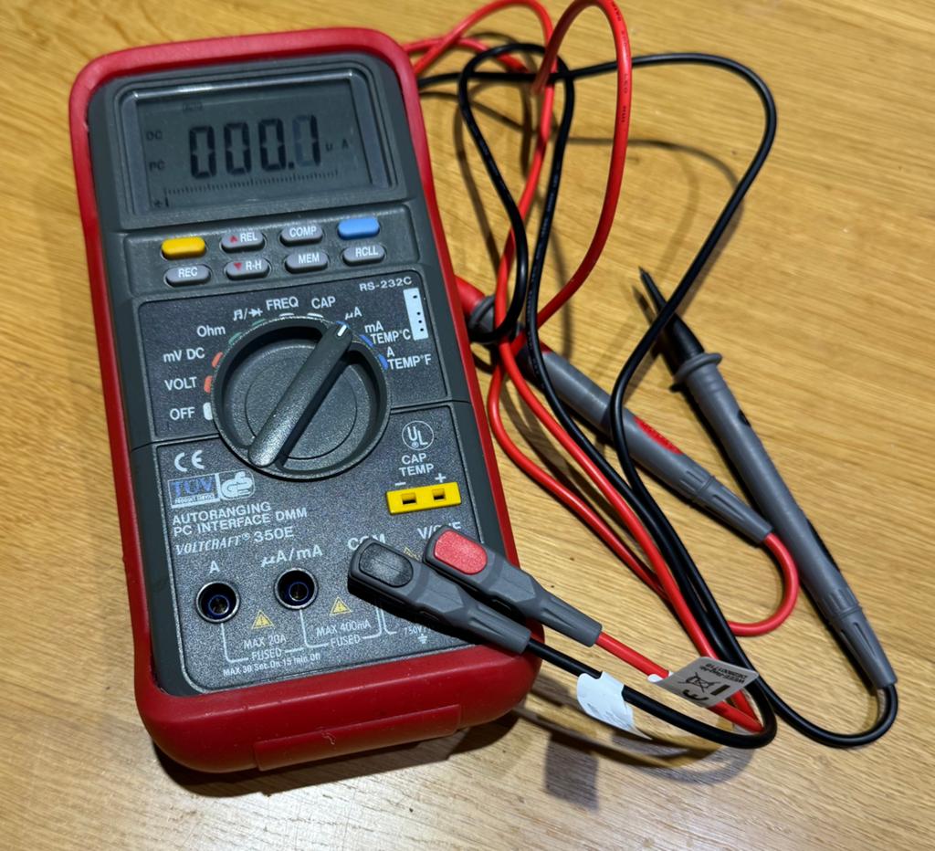 Multimeter Voltcraft VC350E, Ophalen of Verzenden, Zo goed als nieuw, Multimeter