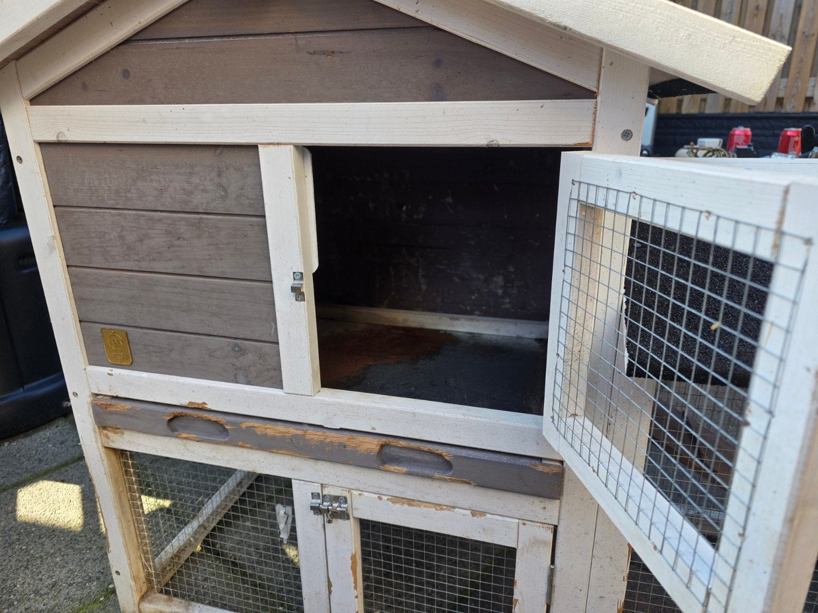 Gratis konijnenhok zo meenemen, Dieren en Toebehoren, Ophalen, 110 cm of meer, Minder dan 60 cm