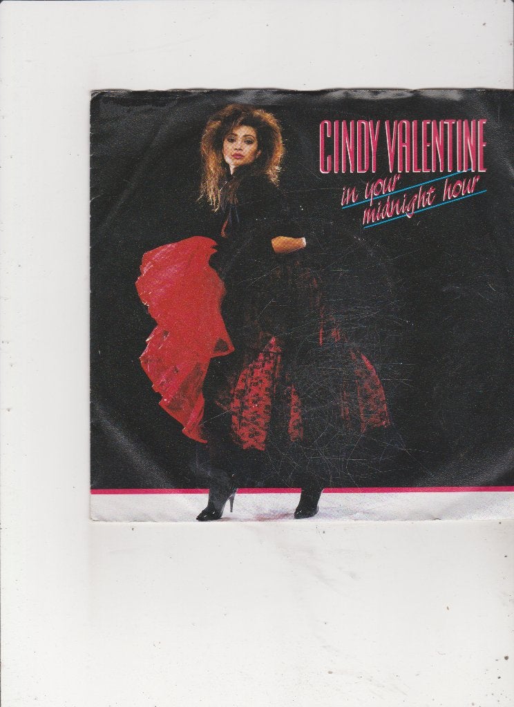 Single Cindy Valentine - In your midnight hour, Ophalen of Verzenden, Gebruikt, 7 inch, Pop