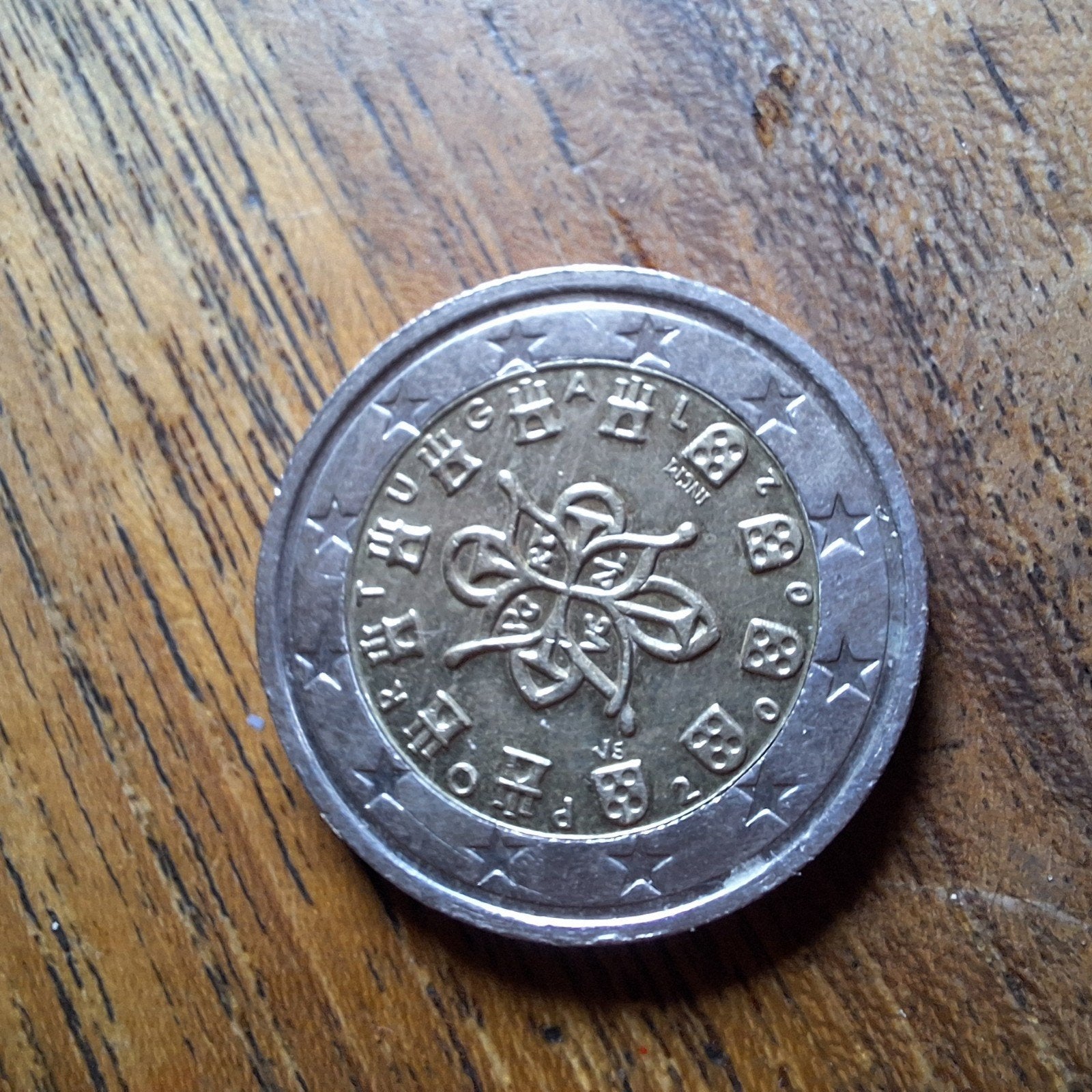 2 Euromunt Portugal, Ophalen, Portugal, 2 euro, Losse munt