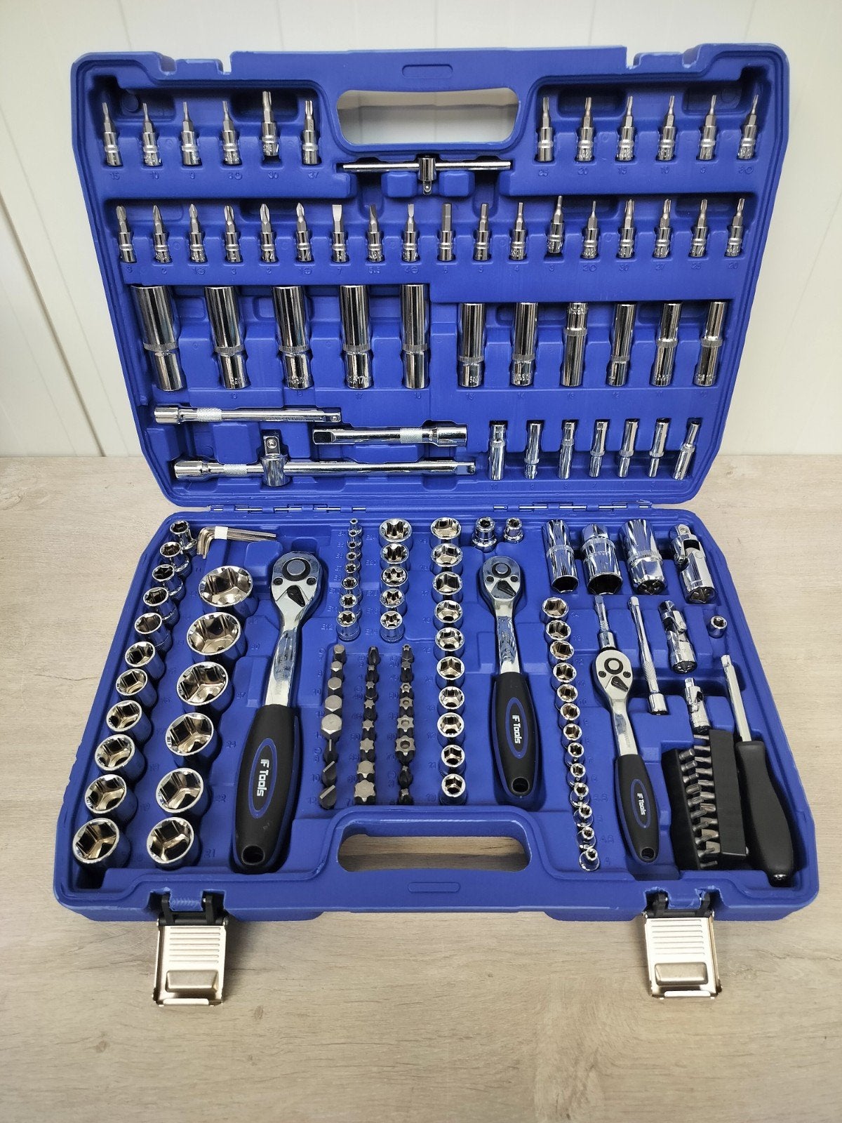 Doppenset ratelset 171 dlg 72 tands. F-tools. Nieuw!!, Ophalen, Nieuw