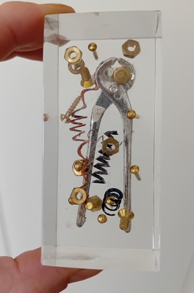 lucite bureaudecoratie, Ophalen of Verzenden