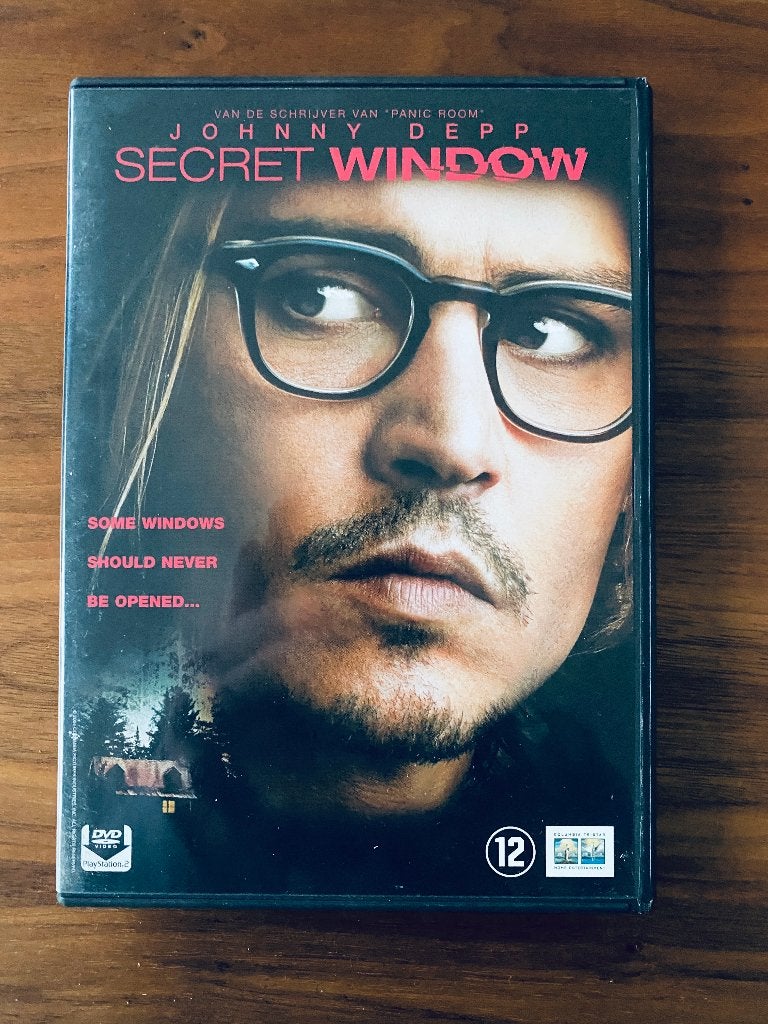 DVD: Secret Window (Johnny Depp), Vanaf 12 jaar, Ophalen of Verzenden, Gebruikt, Detective en Krimi