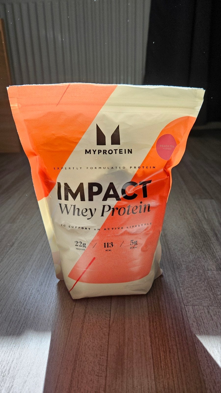 Myprotein Impact Whey Protein - Peach Tea (500g), Ophalen of Verzenden, Zo goed als nieuw, Poeder of Drank