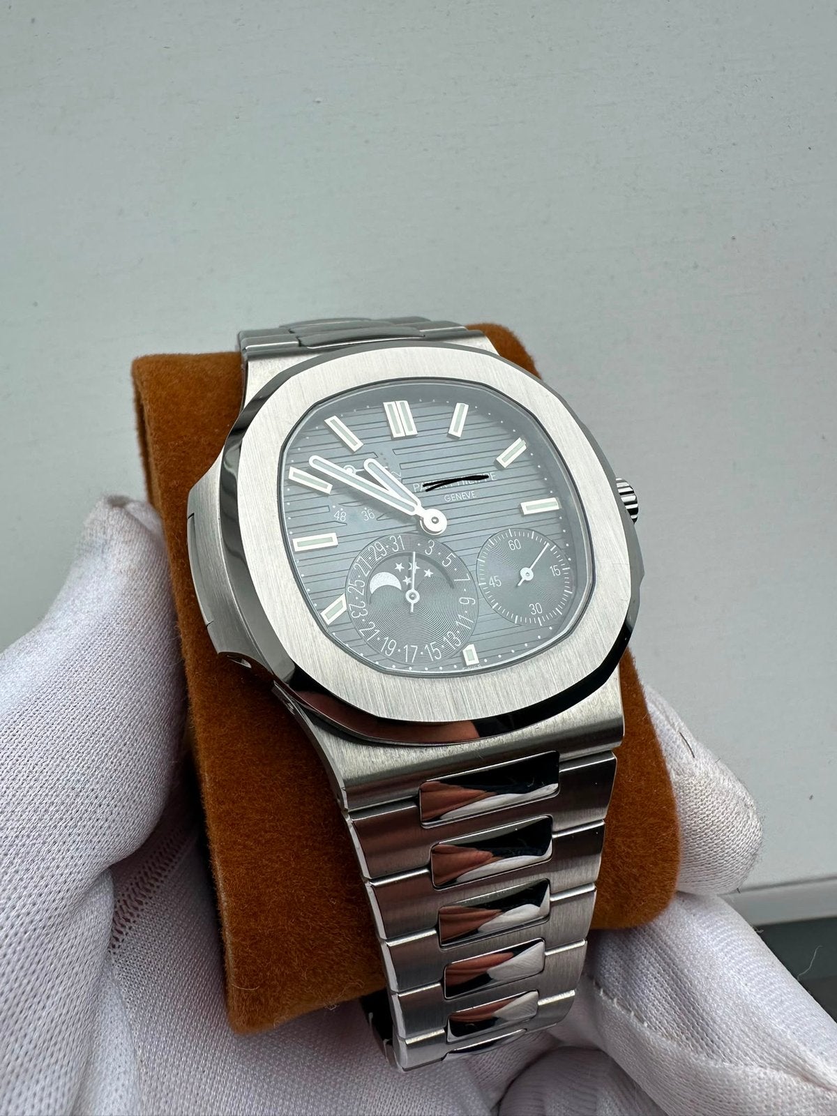 Mooie mannen horloge (superclone), Ophalen of Verzenden, Zo goed als nieuw, Staal, Overige merken