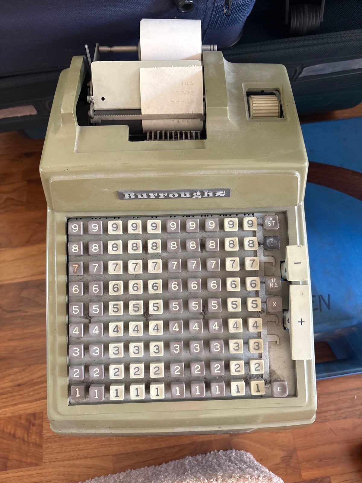 Vintage telmachine uit de jaren 50, Ophalen