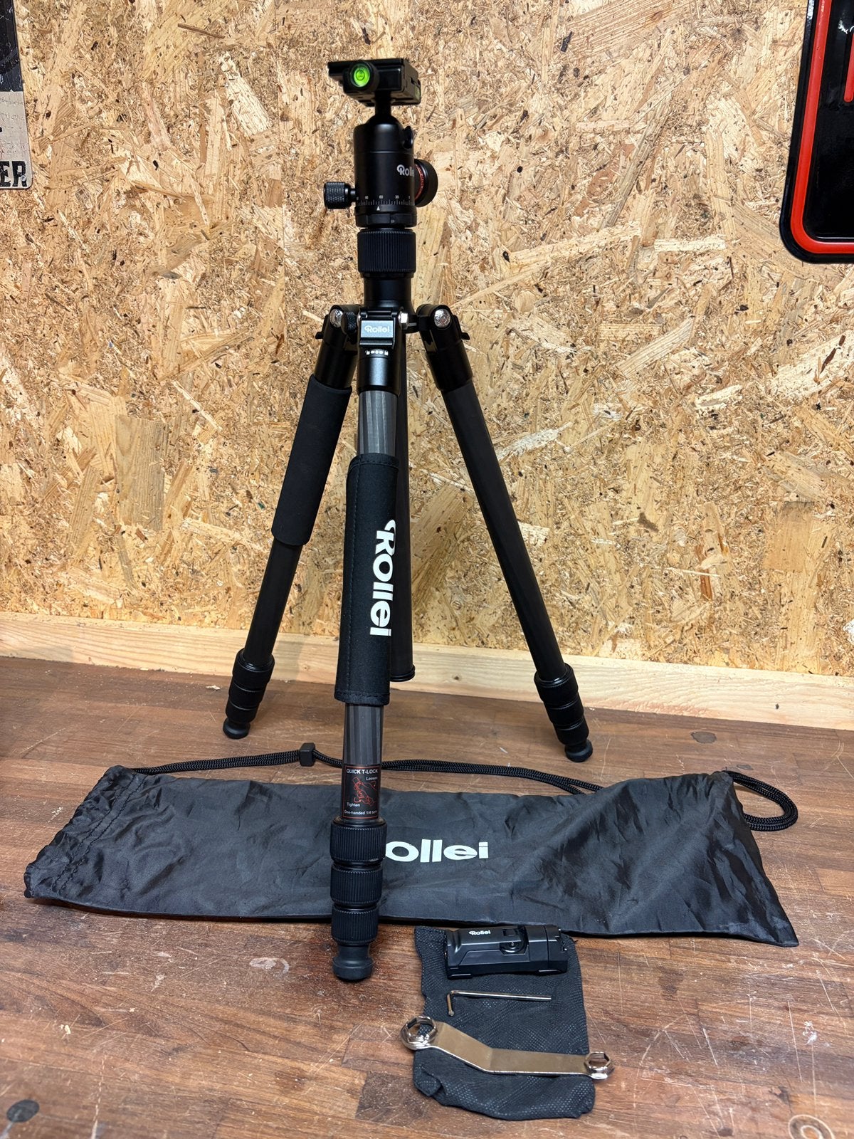 Rollei C5i carbon statief, Monopod functie, Zo goed als nieuw, 150 tot 175 cm, Rollei