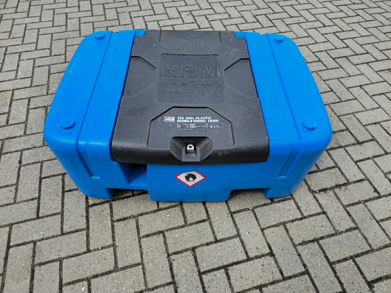 HBM Mobiele Dieseltank 200L met Pomp 12v, Ophalen, Nieuw