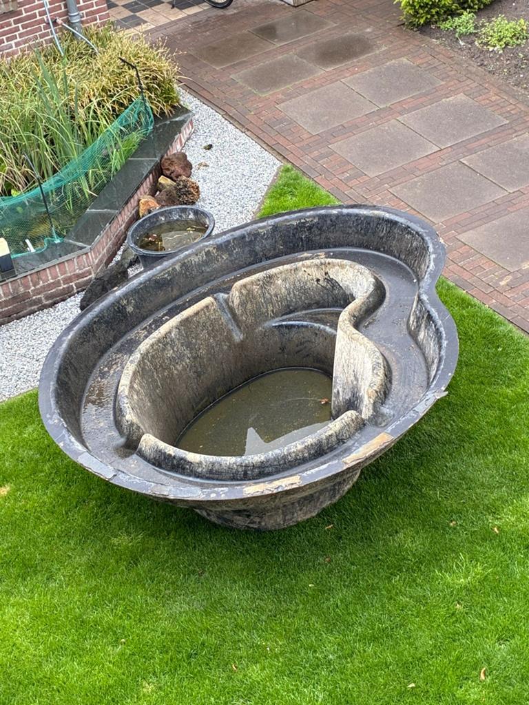 Vijverbak gratis afhalen, Tuin en Terras, Ophalen, Zo goed als nieuw