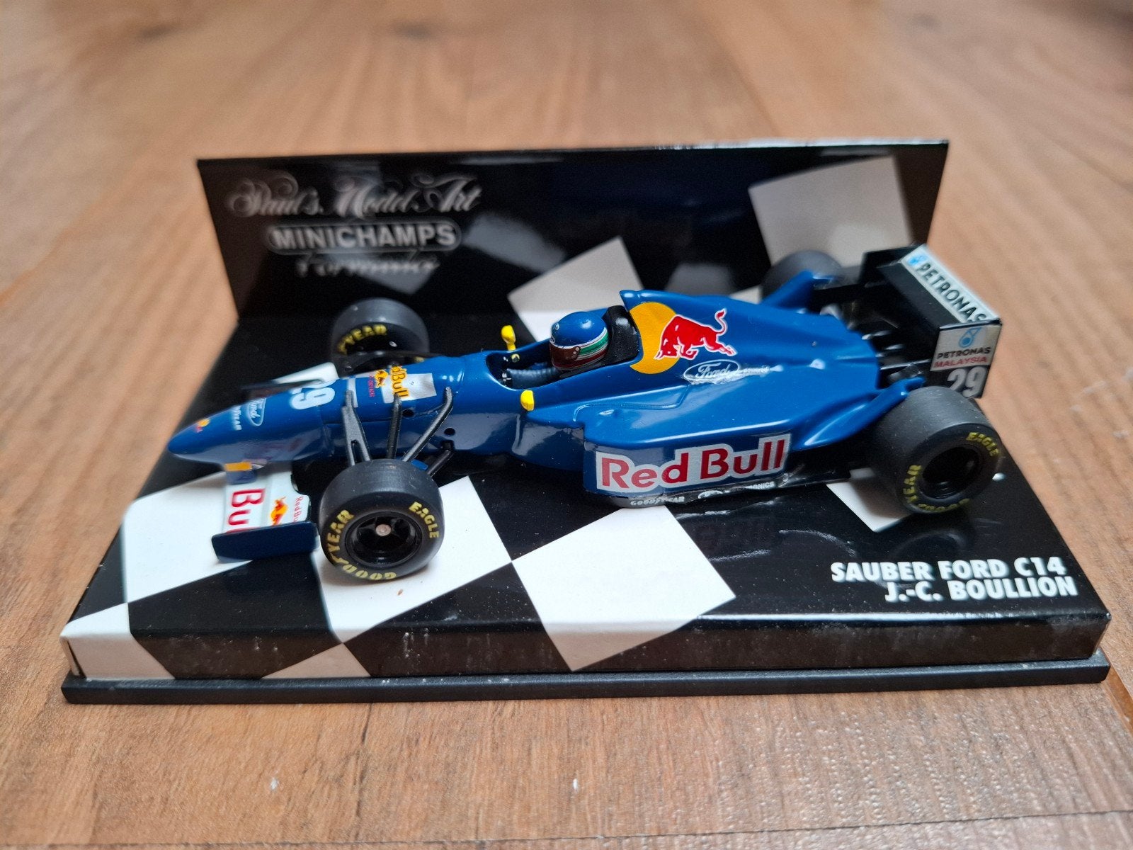 Minichamps Sauber Ford C14 J.C. Boullion F1 Model, Hobby en Vrije tijd, Ophalen of Verzenden, Zo goed als nieuw, Auto, Overige merken