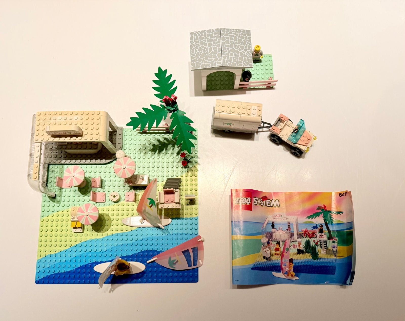Lego system 6411 Paradisa Sand Dollar Café uit 1992, Ophalen of Verzenden, Zo goed als nieuw