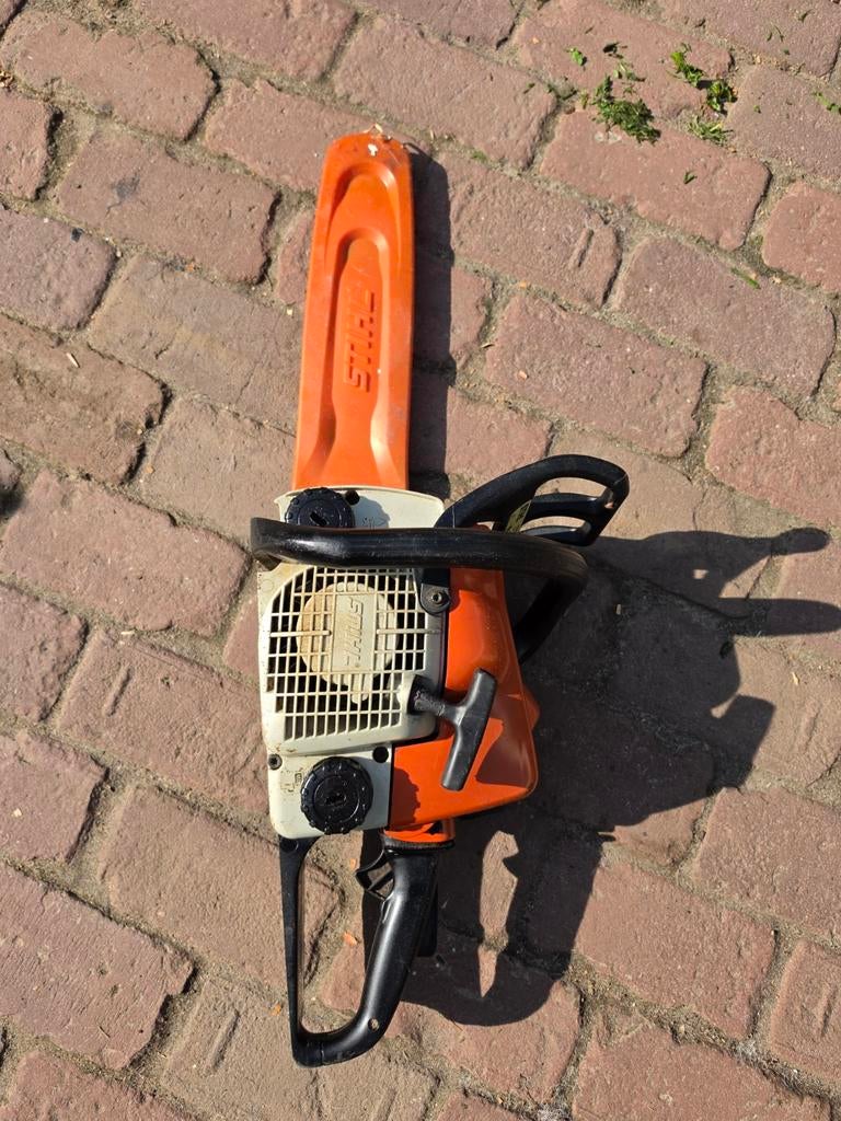 Stihl kettingzaag benzine, Ophalen of Verzenden, Gebruikt, Benzine