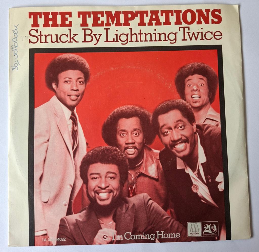 The Temptations         Struck by lightning twice, Gebruikt, 7 inch, Ophalen of Verzenden, Pop