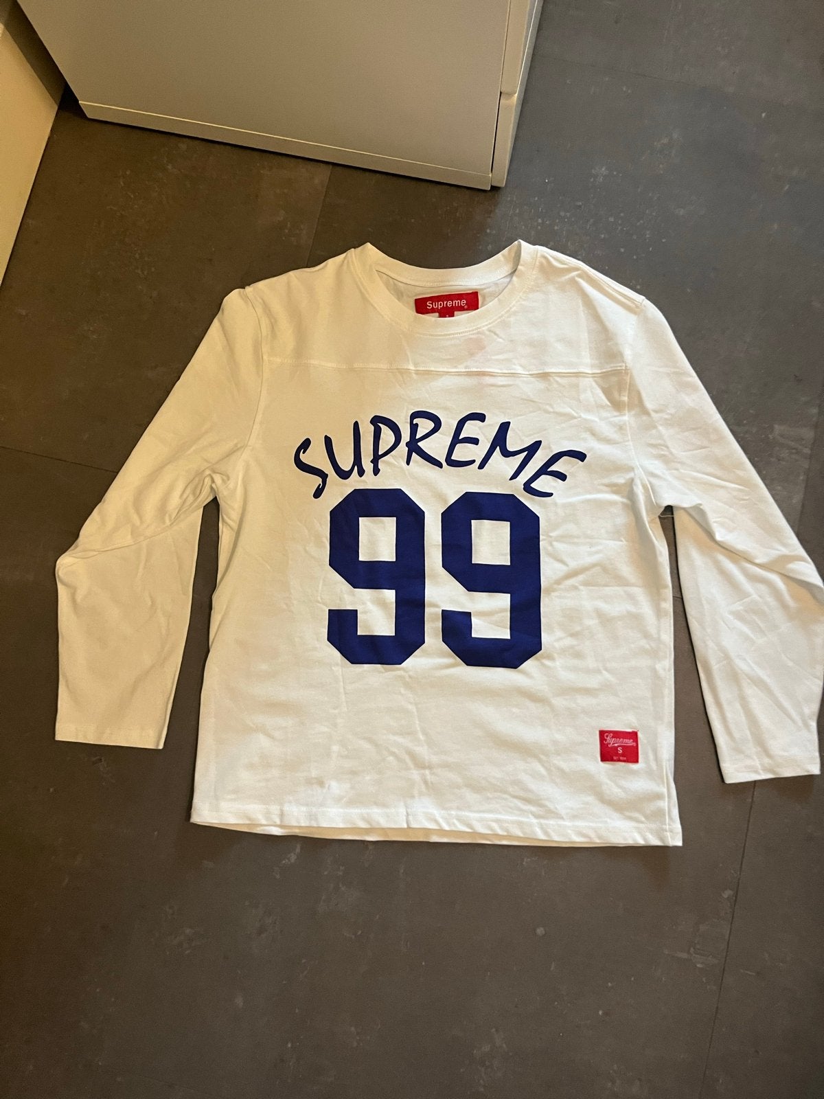 Supreme 99 Football Jersey - Maat S, Verzenden, Zo goed als nieuw, Maat 46 (S) of kleiner, Wit
