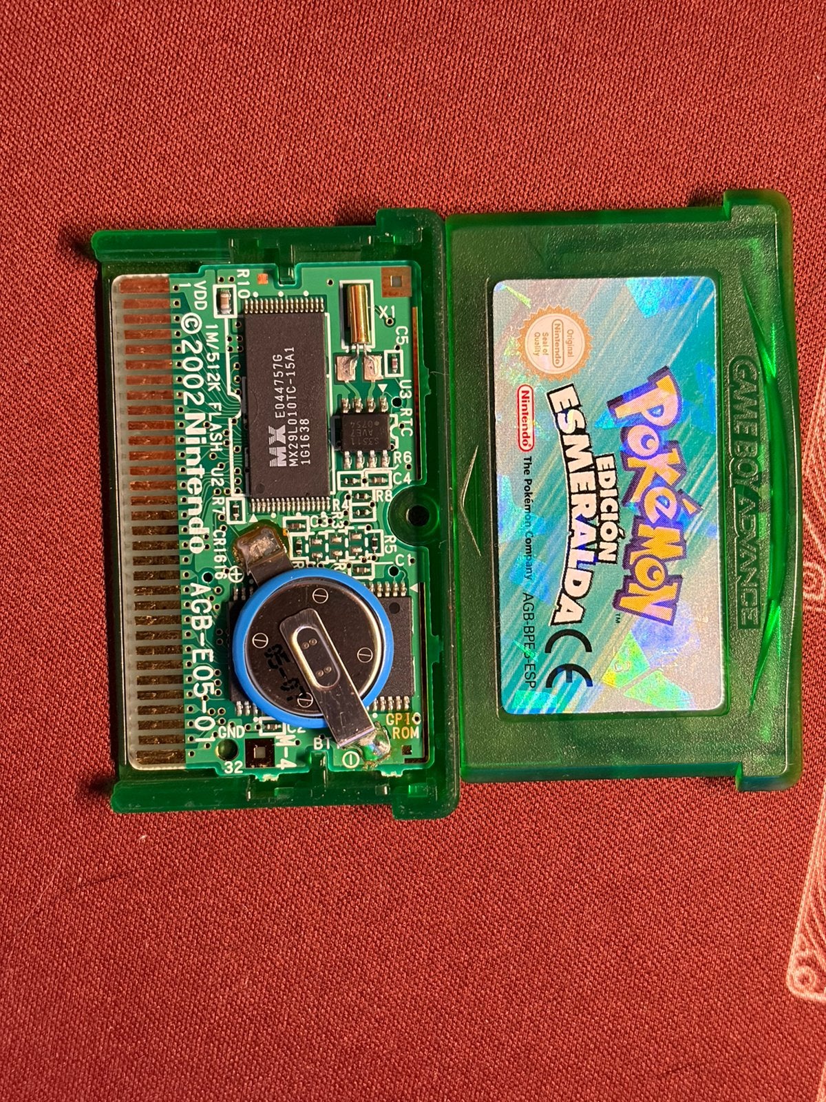 Pokémon Emerald GBA - 100% origineel (ESP), 1 speler, Ophalen of Verzenden, Zo goed als nieuw, Role Playing Game (Rpg)