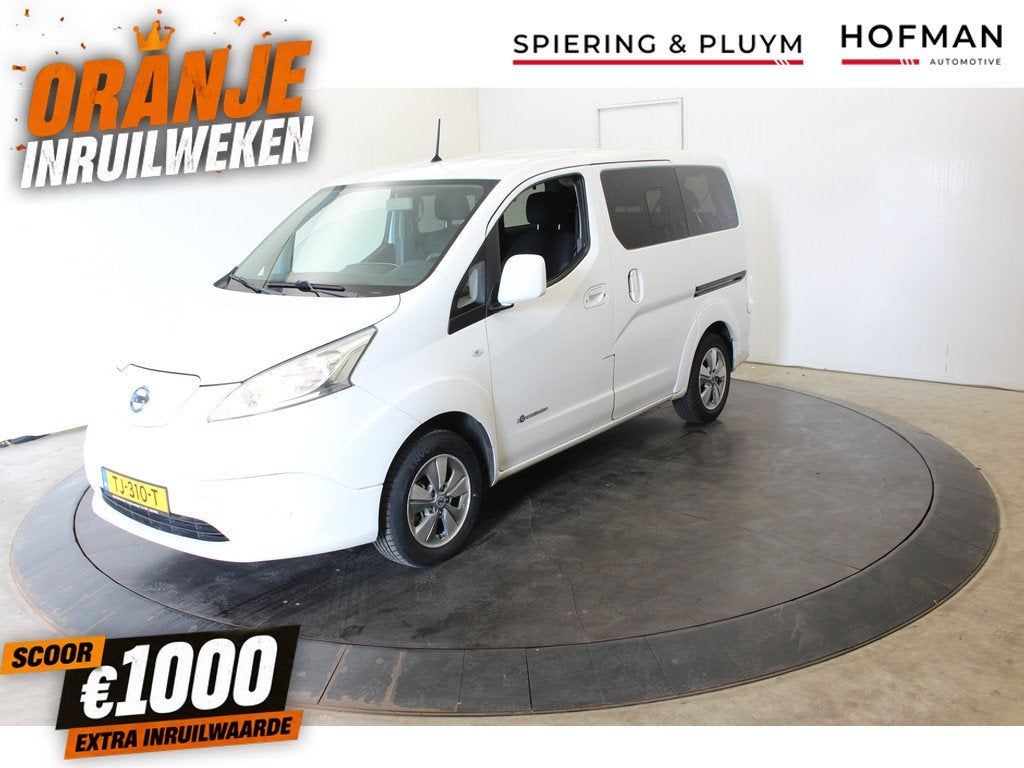Nissan e-NV200 Evalia 40 kWh 2.Zero Edition 7pers Camera Nav, Gebruikt, 7 stoelen, Wit, Origineel Nederlands