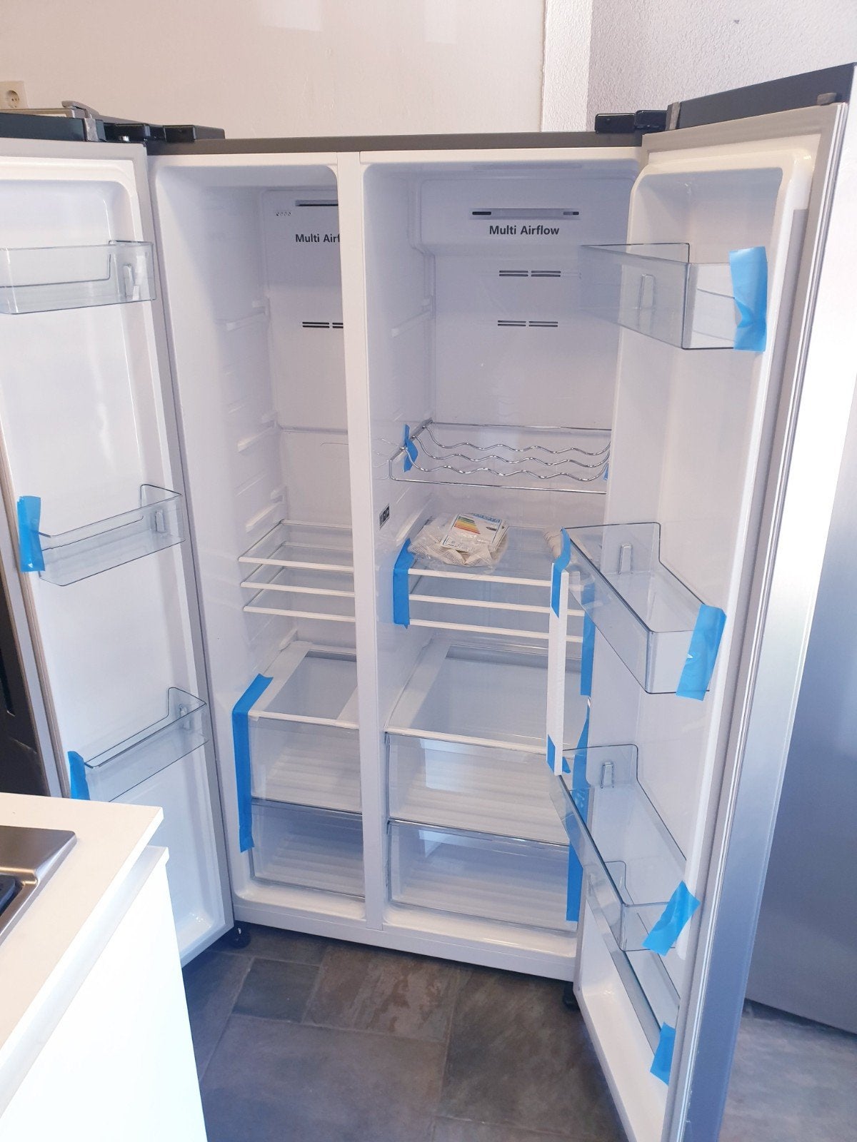 Amerikaanse koelkast Hisense Nieuw, Witgoed en Apparatuur, Koelkasten en IJskasten, Ophalen, 200 liter of meer, 60 cm of meer