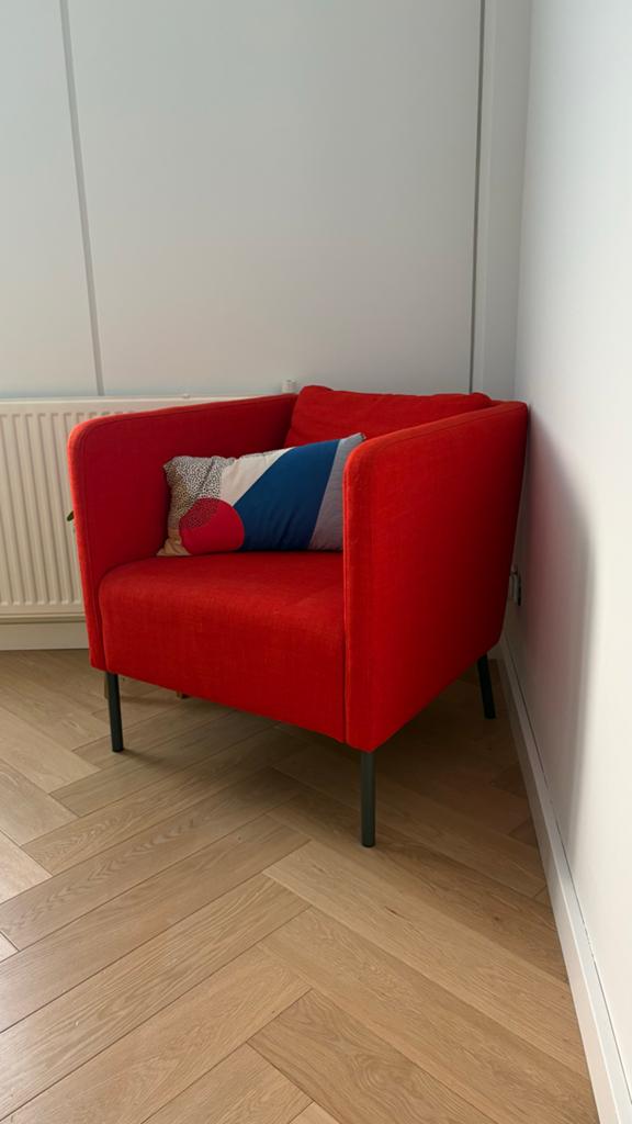 IKEA EKERO fauteuil - Zo goed als nieuw, Ophalen, 75 tot 100 cm, Zo goed als nieuw, Stof