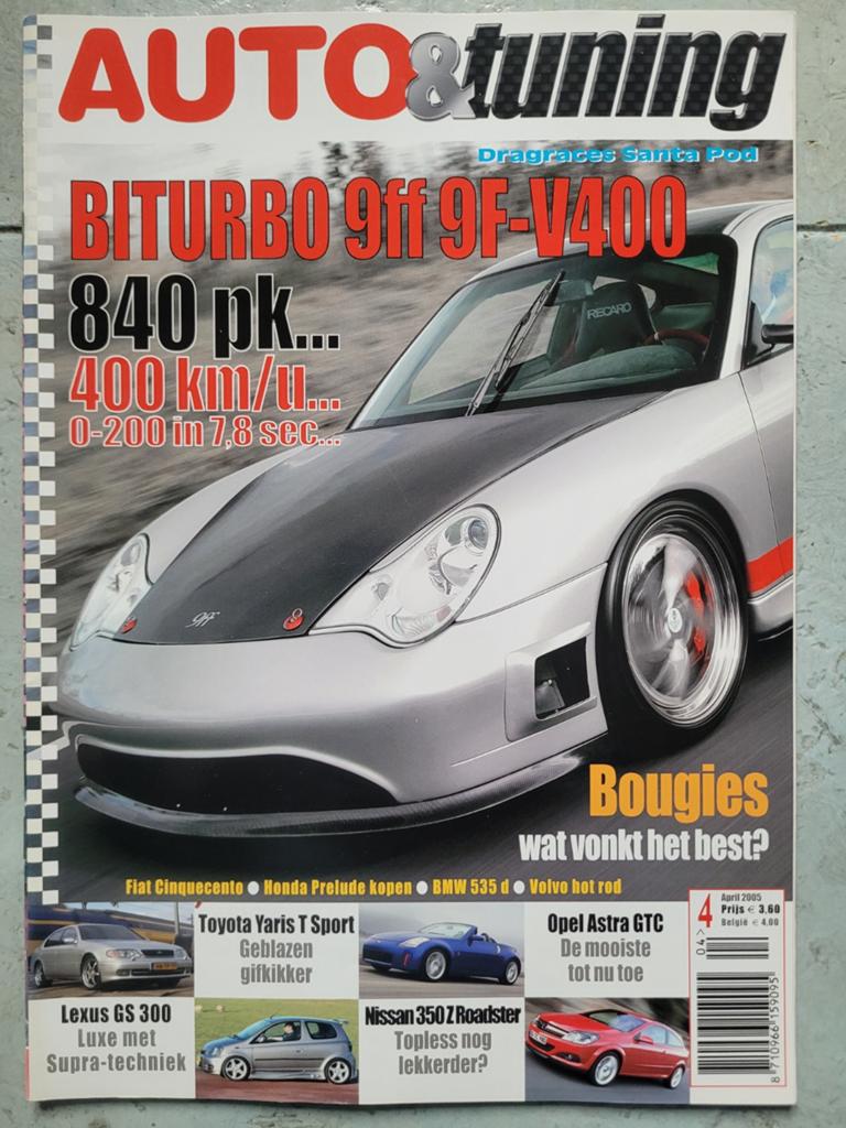 Auto en tuning nr 4 van april 2005, Ophalen of Verzenden, Gelezen