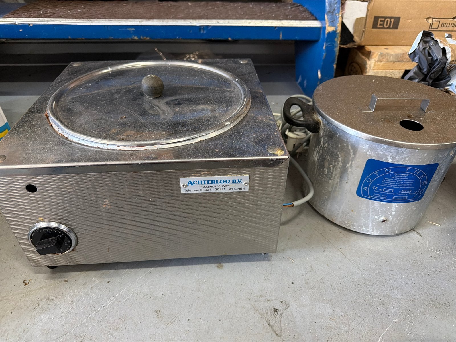 Professionele au bain-marie en warmhoudketel, Witgoed en Apparatuur, Ophalen, Gebruikt