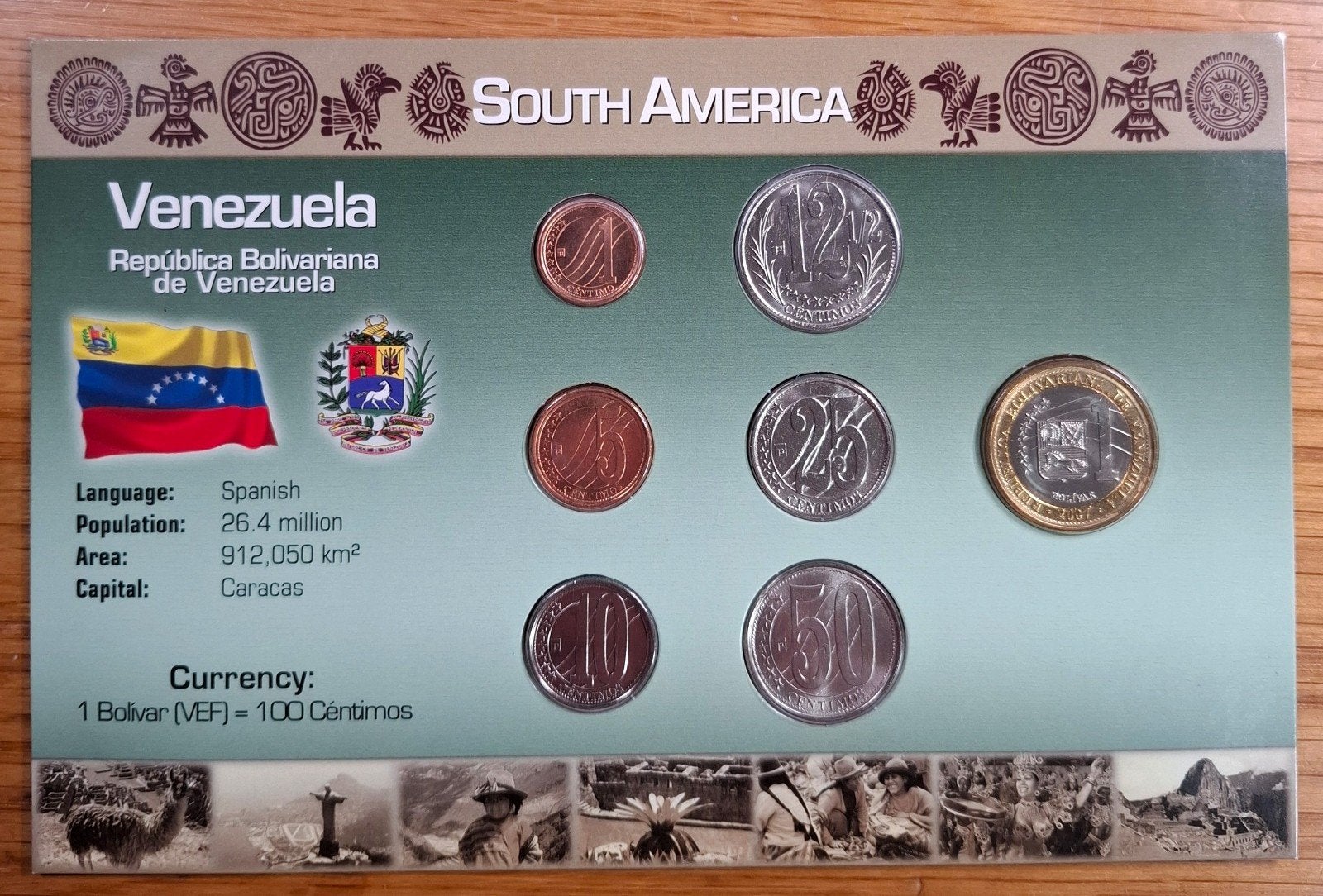 Coins of the World muntset Venezuela, Ophalen of Verzenden, Zuid-Amerika