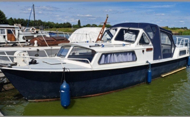 9 meter stalen boot, Watersport en Boten, Ophalen of Verzenden, Diesel