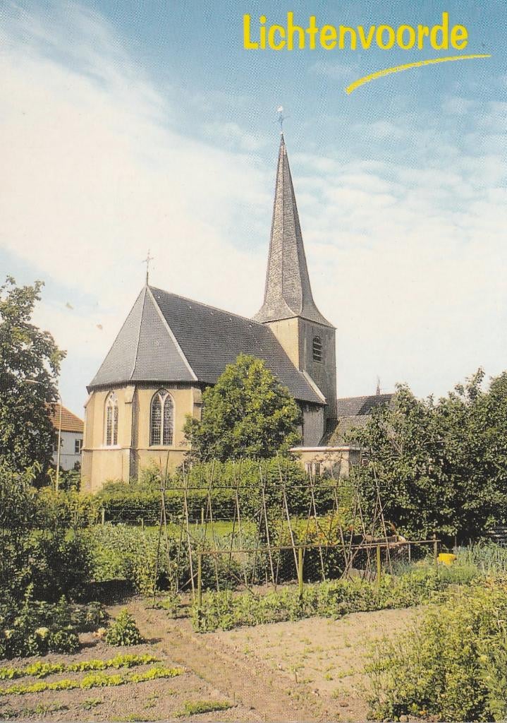 LICHTENVOORDE Ned. Herv. Kerk, Verzamelen, Ansichtkaarten | Nederland, Verzenden, 1980 tot heden, Ongelopen, Gelderland