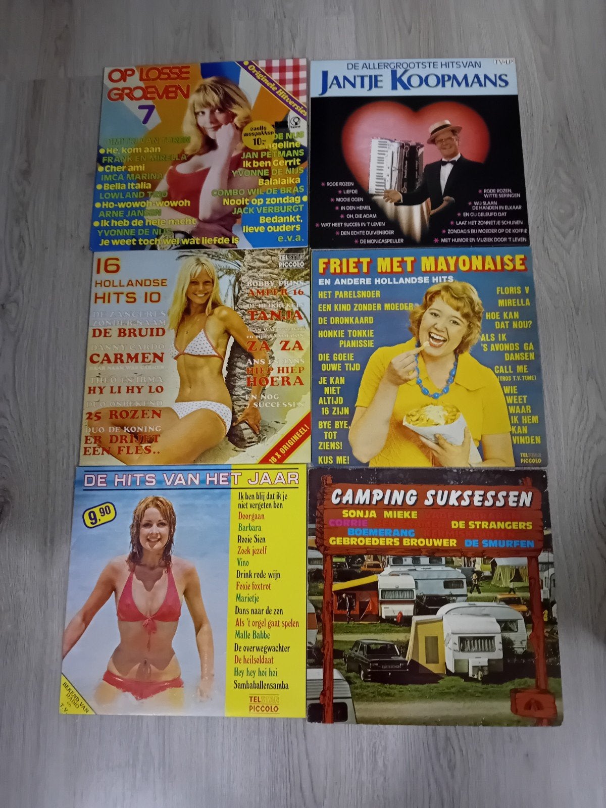 Diverse Nederlandse Hits LP's - Jantje Koopmans, Johnny Hoes, Cd's en Dvd's, Ophalen of Verzenden, Gebruikt, Feestmuziek