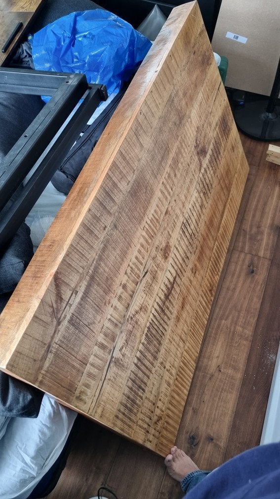 eettafel of werktafel, als nieuw **ALLEEN OPHALEN**, Huis en Inrichting, Ophalen, Steampunk, 150 tot 200 cm, Zo goed als nieuw