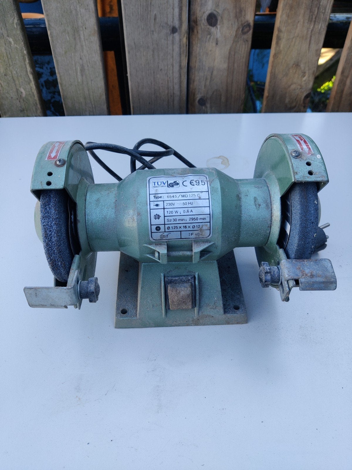 Slijpmachine MD125C, Ophalen of Verzenden, Gebruikt, Minder dan 700 watt, Werkbankslijpmachine