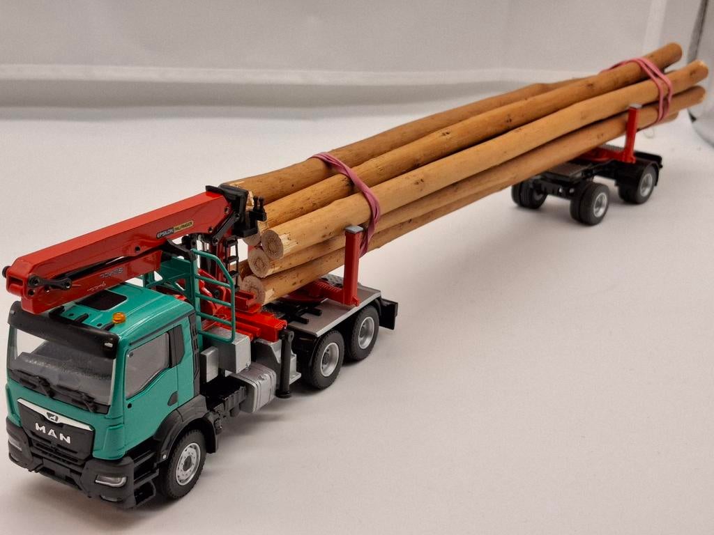MAN TGS DOLL LANGHOLZLADER 1:50, Hobby en Vrije tijd, Modelauto's | 1:50, Ophalen of Verzenden, Nieuw, Bus of Vrachtwagen, Conrad