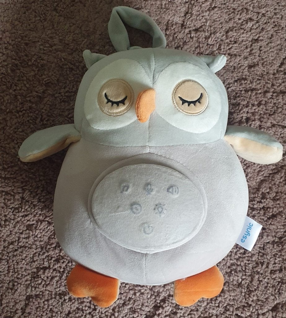 Slaapknuffel Uil met muziek en witte ruis, Overige merken, Overige karakters, Overige typen, Grijs