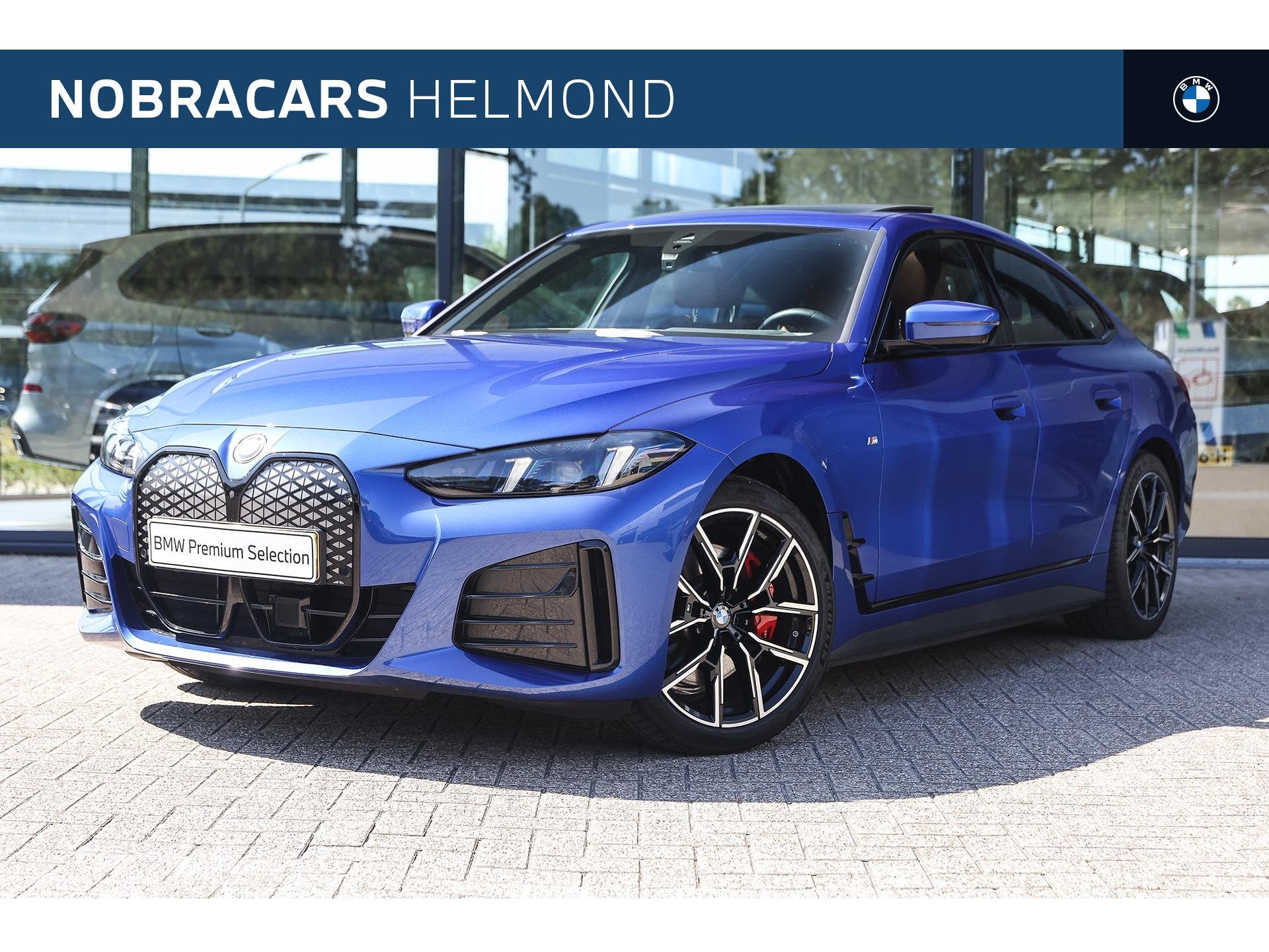 BMW i4 eDrive35 M Sport / Schuif-kanteldak / M Adaptief onde, Auto's, Dealer onderhouden, Achterwielaandrijving, Gebruikt, Zwart